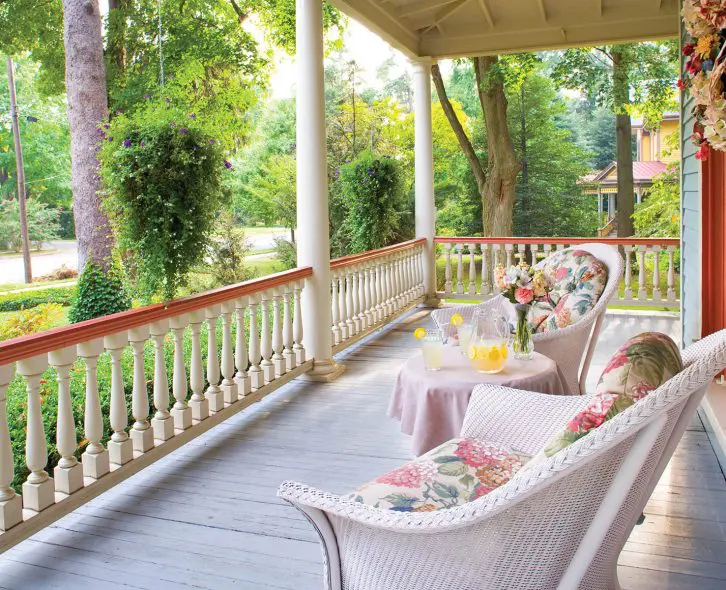 Summertime Victorian Porch