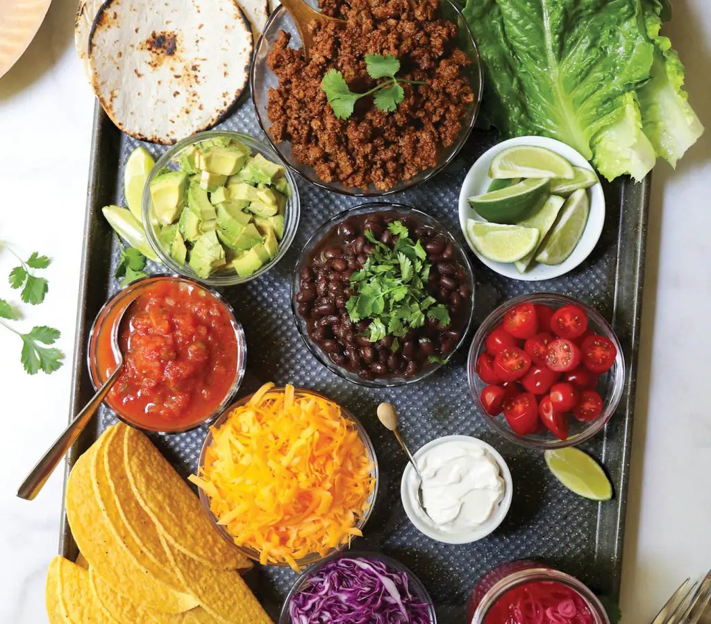 taco bar fixings