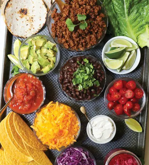 taco bar fixings