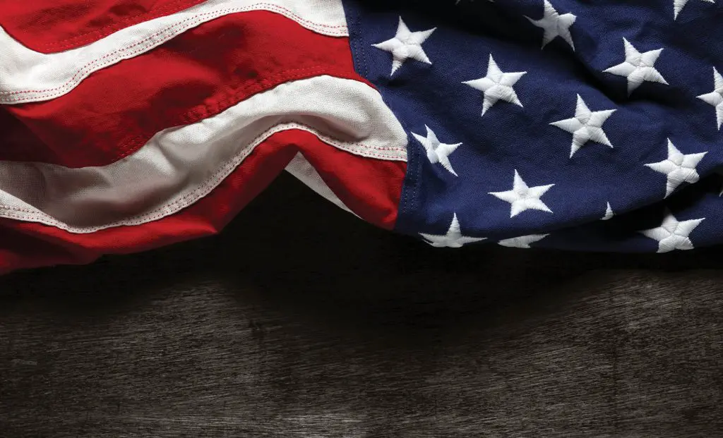 American flag for Memorial Day or 4th of July