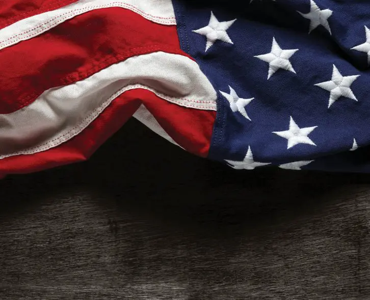 American flag for Memorial Day or 4th of July