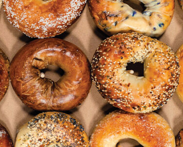 a bunch of bagels