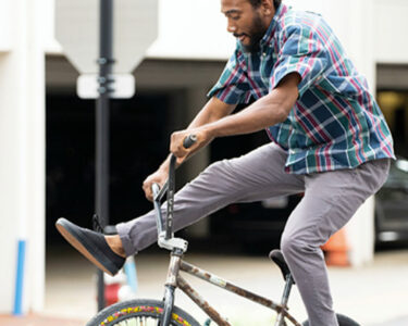 guy on bicycle