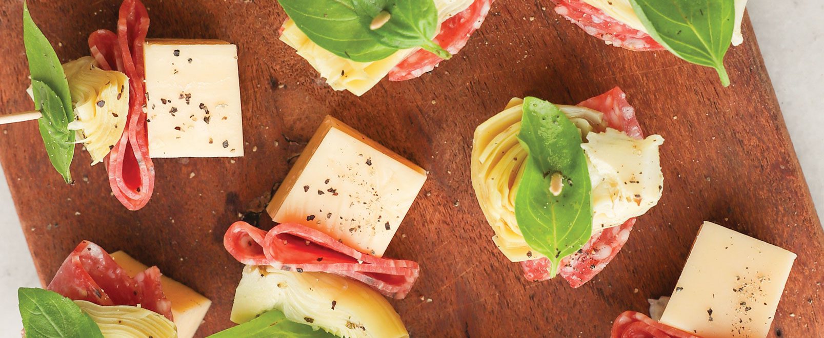 salami cheese bites © Recipes & Photos by Laura Miner