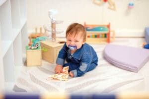 Baby at Pink Flamingo Café. Photo by Ashlee Glen
