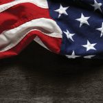 American flag for Memorial Day or 4th of July