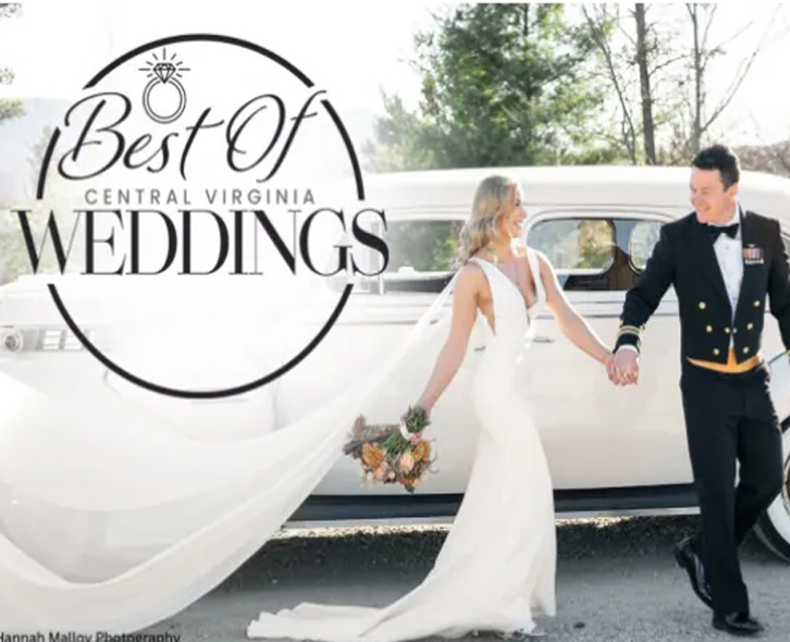 2025 Best of Central Virginia Weddings CONTEST
