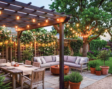 backyard patio lighting and decor ideas